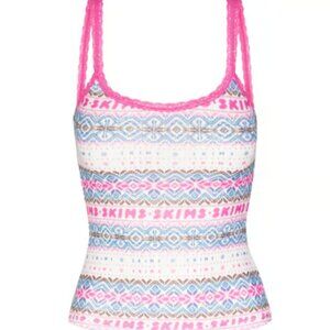 Skims: LOGO PLUSH POINTELLE SCOOP TANK